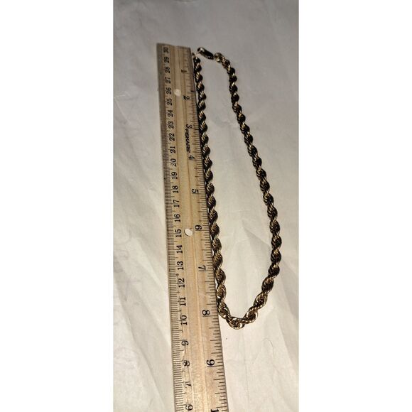 RALPH LAUREN STERLING SILVER 925  GOLD NECKLACE RLL - Picture 4 of 4